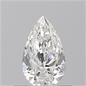 Natural Diamond 0.53 Carats, Pear with  Cut, G Color, VS2 Clarity and Certified by GIA