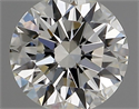 Natural Diamond 0.40 Carats, Round with Excellent Cut, H Color, VVS1 Clarity and Certified by GIA