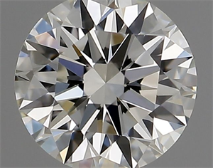 Picture of Natural Diamond 0.40 Carats, Round with Excellent Cut, H Color, VVS1 Clarity and Certified by GIA