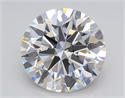 Lab Grown Diamond 5.02 Carats, Round with Excellent Cut, F Color, VS1 Clarity and Certified by GIA