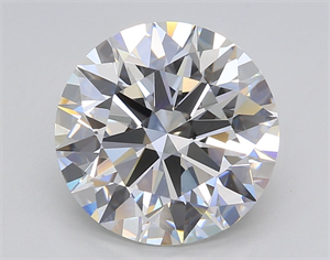 Picture of Lab Grown Diamond 5.02 Carats, Round with Excellent Cut, F Color, VS1 Clarity and Certified by GIA