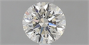 Natural Diamond 0.55 Carats, Round with Excellent Cut, I Color, SI1 Clarity and Certified by GIA