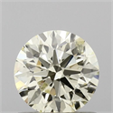 Natural Diamond 0.70 Carats, Round with Excellent Cut, M Color, I1 Clarity and Certified by IGI