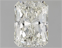 Natural Diamond 0.80 Carats, Radiant with  Cut, L Color, IF Clarity and Certified by GIA