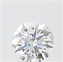 Lab Grown Diamond 1.10 Carats, Round with Ideal Cut, E Color, VVS2 Clarity and Certified by IGI