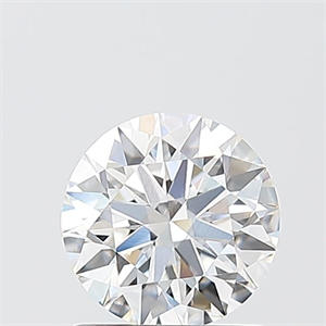 Picture of Lab Grown Diamond 1.10 Carats, Round with Ideal Cut, E Color, VVS2 Clarity and Certified by IGI