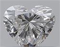 Natural Diamond 0.30 Carats, Heart with  Cut, E Color, VS2 Clarity and Certified by GIA