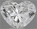Natural Diamond 0.40 Carats, Heart with  Cut, G Color, VVS1 Clarity and Certified by IGI