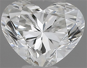 Picture of Natural Diamond 0.40 Carats, Heart with  Cut, G Color, VVS1 Clarity and Certified by IGI