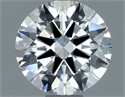 Natural Diamond 0.95 Carats, Round with Excellent Cut, F Color, VS2 Clarity and Certified by IGI
