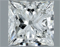 Natural Diamond 0.50 Carats, Princess with  Cut, I Color, SI2 Clarity and Certified by GIA