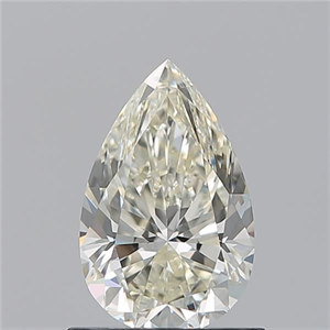 Picture of Natural Diamond 0.90 Carats, Pear with  Cut, L Color, VVS2 Clarity and Certified by GIA