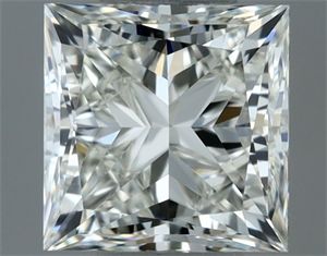 Picture of Natural Diamond 0.70 Carats, Princess with  Cut, H Color, VVS1 Clarity and Certified by IGI