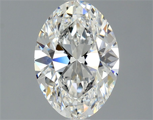 Picture of Natural Diamond 1.50 Carats, Oval with  Cut, F Color, IF Clarity and Certified by GIA