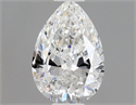 Diamante Natural 0.30 quilates, De pera , Color E, claridad VVS2 y certificado GIA