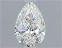 Natural Diamond 0.50 Carats, Pear with  Cut, G Color, SI2 Clarity and Certified by GIA
