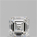 Natural Diamond 0.72 Carats, Asscher with  Cut, G Color, VVS1 Clarity and Certified by GIA