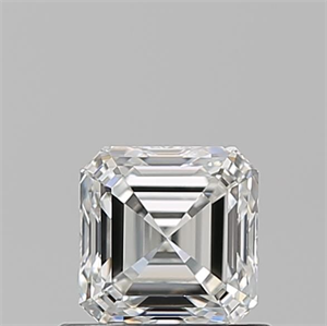 Picture of Natural Diamond 0.72 Carats, Asscher with  Cut, G Color, VVS1 Clarity and Certified by GIA