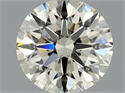 Natural Diamond 0.70 Carats, Round with Excellent Cut, L Color, VVS1 Clarity and Certified by GIA