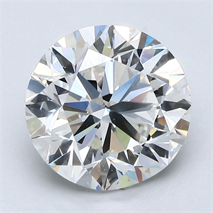 Picture of Natural Diamond 3.00 Carats, Round with Very Good Cut, H Color, SI1 Clarity and Certified by GIA