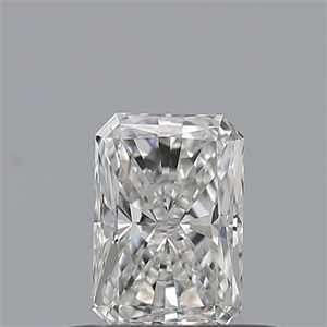 Picture of Natural Diamond 0.40 Carats, Radiant with  Cut, F Color, VVS1 Clarity and Certified by GIA