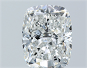 Natural Diamond 3.51 Carats, Cushion with  Cut, G Color, SI2 Clarity and Certified by GIA