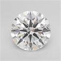 Lab Grown Diamond 3.09 Carats, Round with Excellent Cut, D Color, VVS2 Clarity and Certified by GIA