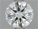 Natural Diamond 0.72 Carats, Round with Excellent Cut, I Color, VVS1 Clarity and Certified by GIA