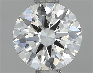 Picture of Natural Diamond 0.72 Carats, Round with Excellent Cut, I Color, VVS1 Clarity and Certified by GIA