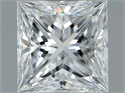 Natural Diamond 1.01 Carats, Princess with  Cut, D Color, VVS1 Clarity and Certified by GIA