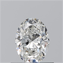 Natural Diamond 0.52 Carats, Oval with  Cut, G Color, IF Clarity and Certified by GIA