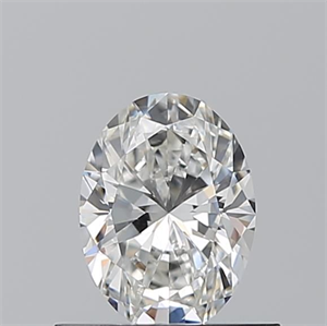 Picture of Natural Diamond 0.52 Carats, Oval with  Cut, G Color, IF Clarity and Certified by GIA