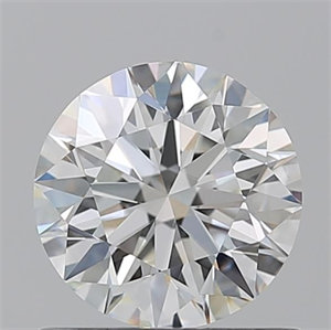 Picture of Natural Diamond 0.90 Carats, Round with Excellent Cut, H Color, VS2 Clarity and Certified by GIA