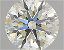 Diamante Natural 0.80 quilates, Redondo , Color K, claridad VS2 y certificado GIA
