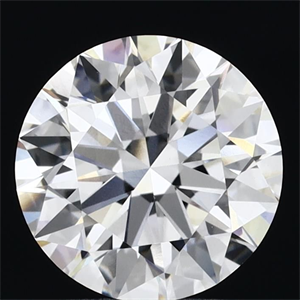Picture of Lab Grown Diamond 2.50 Carats, Round with Ideal Cut, D Color, VVS1 Clarity and Certified by IGI