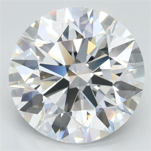 Picture of Lab Grown Diamond 4.46 Carats, Round with Excellent Cut, D Color, VVS1 Clarity and Certified by GIA