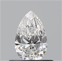 Natural Diamond 0.44 Carats, Pear with  Cut, F Color, VVS1 Clarity and Certified by GIA