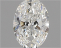 Diamante Natural 0.40 quilates, Ovalado , Color F, claridad VS1 y certificado GIA