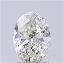 Diamante Natural 1.20 quilates, Ovalado , Color I, claridad VVS2 y certificado GIA