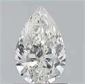 Natural Diamond 0.79 Carats, Pear with  Cut, F Color, VVS1 Clarity and Certified by GIA
