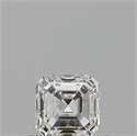 Natural Diamond 0.52 Carats, Asscher with  Cut, D Color, VVS2 Clarity and Certified by GIA