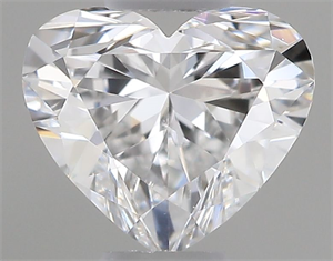 Picture of Natural Diamond 0.32 Carats, Heart with  Cut, E Color, VS1 Clarity and Certified by GIA