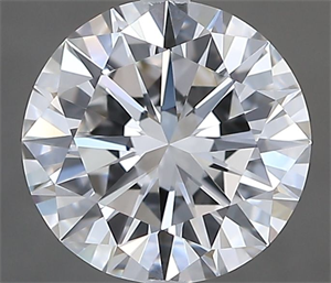 Picture of Natural Diamond 1.50 Carats, Round with Excellent Cut, D Color, IF Clarity and Certified by IGI