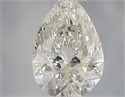 Natural Diamond 0.40 Carats, Pear with  Cut, H Color, VS1 Clarity and Certified by IGI
