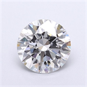 Del inventario de diamantes de laboratorio, 2.10 quilates, Redondo , Color D, claridad VVS2 y certificado IGI