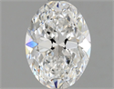 Natural Diamond 0.92 Carats, Oval with  Cut, D Color, VS1 Clarity and Certified by GIA