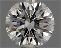 Diamante Natural 0.51 quilates, Redondo , Color I, claridad VVS2 y certificado GIA