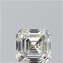 Natural Diamond 1.01 Carats, Asscher with  Cut, L Color, VVS2 Clarity and Certified by GIA