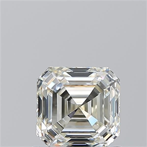 Picture of Natural Diamond 1.01 Carats, Asscher with  Cut, L Color, VVS2 Clarity and Certified by GIA