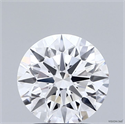 Lab Grown Diamond 2.01 Carats, Round with Ideal Cut, D Color, VVS2 Clarity and Certified by IGI